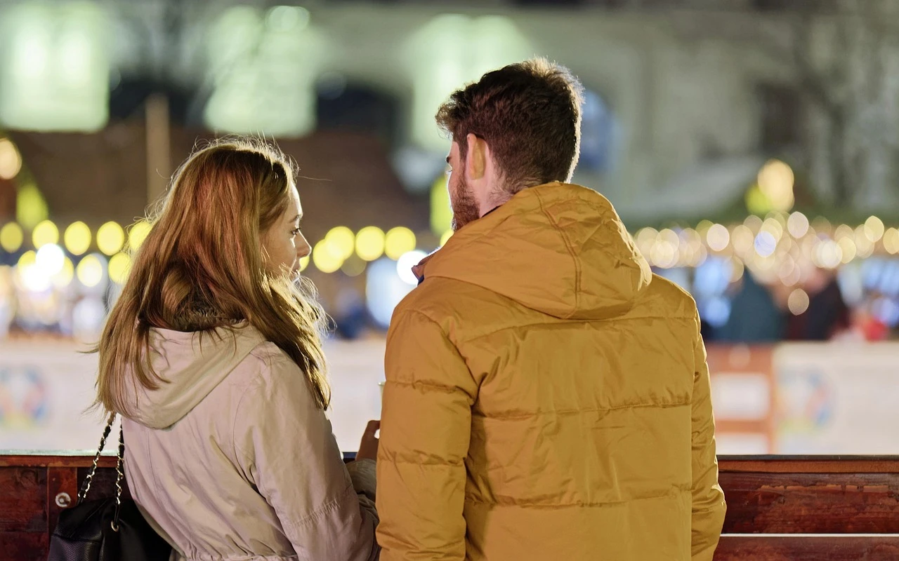 Couple sharing a calm, connected moment after marriage counseling